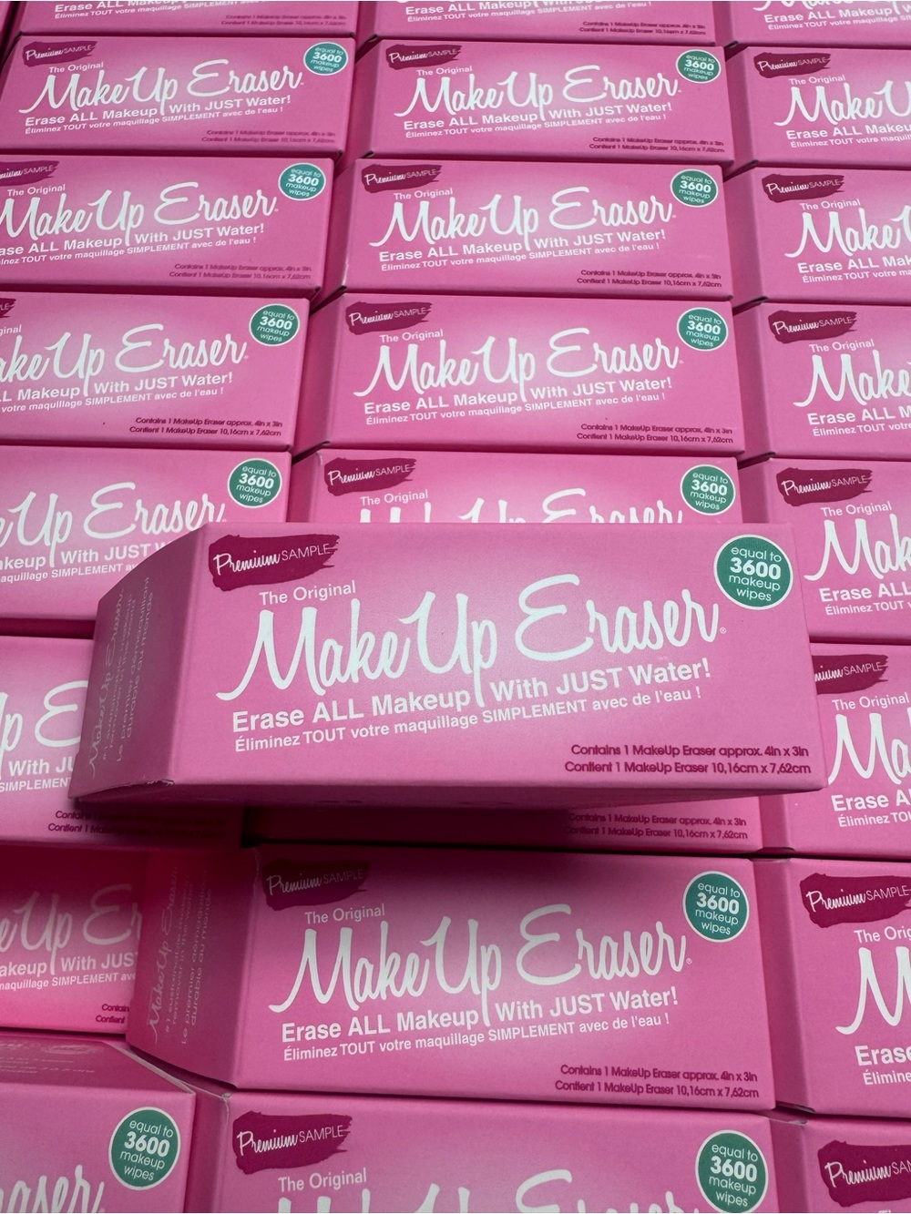 Set of 10 MakeUp Eraser Pink